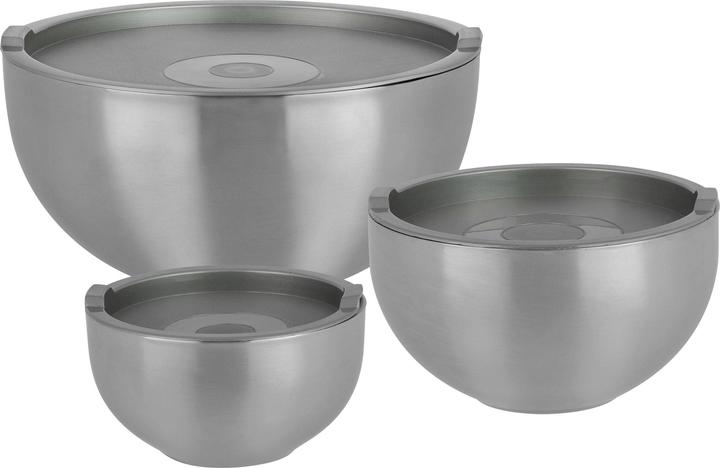 Produktbild Westfalia Thermoschüssel Set, 6-teilig, je 1 Schüssel + Deckel 1,25, 2,5 + 4,2 l