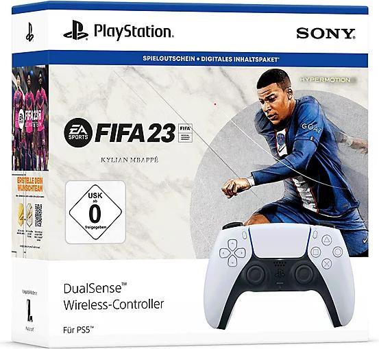Immagine prodotto Sony Playstation PS5 FIFA 23 Pacchetto825 GB, bianco