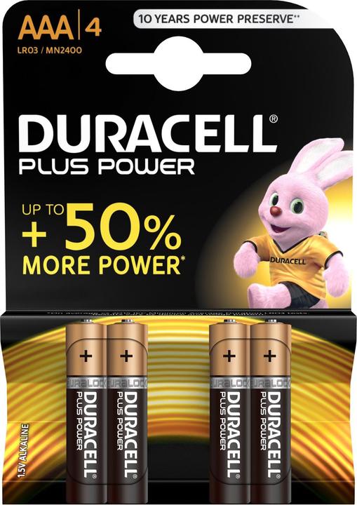 Image du produit Duracell Plus (4 pcs, AAA, 1175 mAh)
