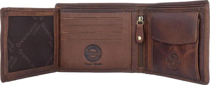 Actual product image Greenland Nature Soft & Safe wallet RFID leather 12 cm