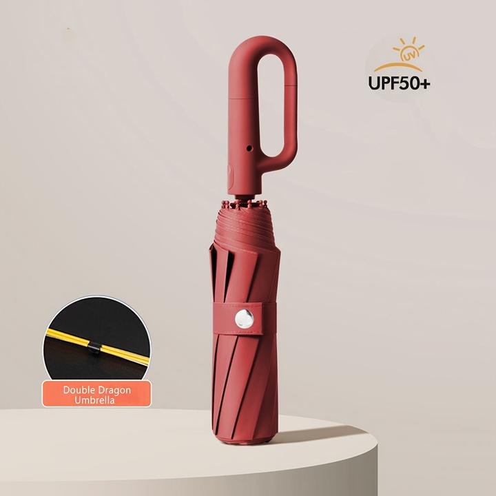 Image du produit Alopini Portable grand parapluie automatique avec boucle pour les deux jours ensoleillés et pluvieux
