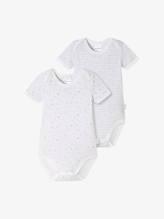 Produktbild Schiesser Kinder Body weiss/klein gemustert (98)