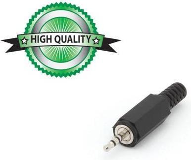 Velleman Connettore Jack Maschio 2.5Mm in plastica nera stereo