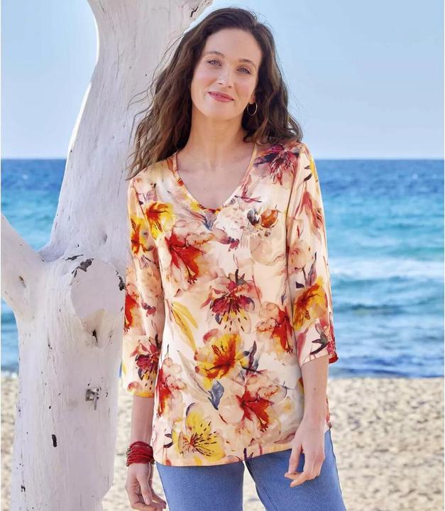 Actual product image Atlas For Women Womens/Ladies Floral Crepe Blouse (W38/L40)