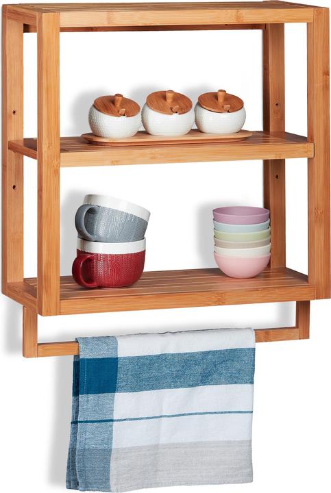 Immagine prodotto Relaxdays Mensola per doccia 3 ripiani (52 x 21 x 58,5 cm)