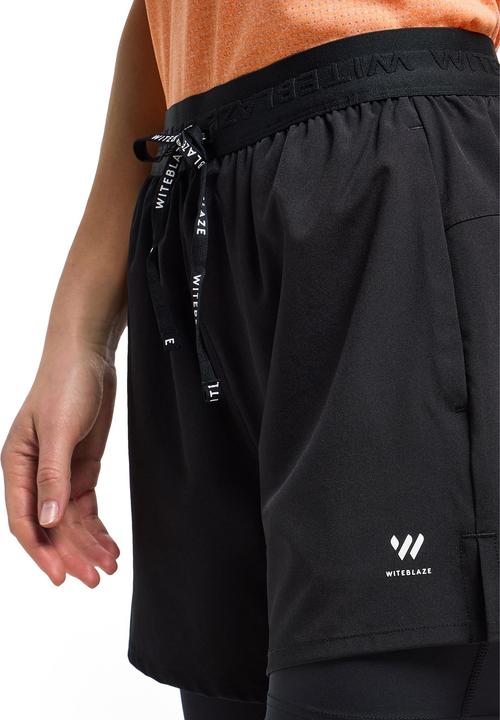 Actual product image Witeblaze NOS SULU Ladies' 2 in 1 short, black Size: 42 (L, XL)