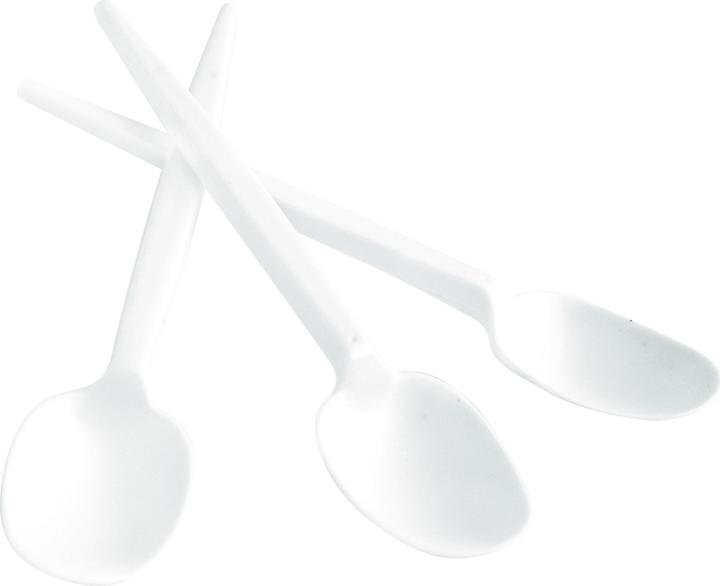 Immagine prodotto Office Products Cucchiaino di plastica, 12 cm,, 100 pezzi, bianco (100 Pezzo/i, Misurini)