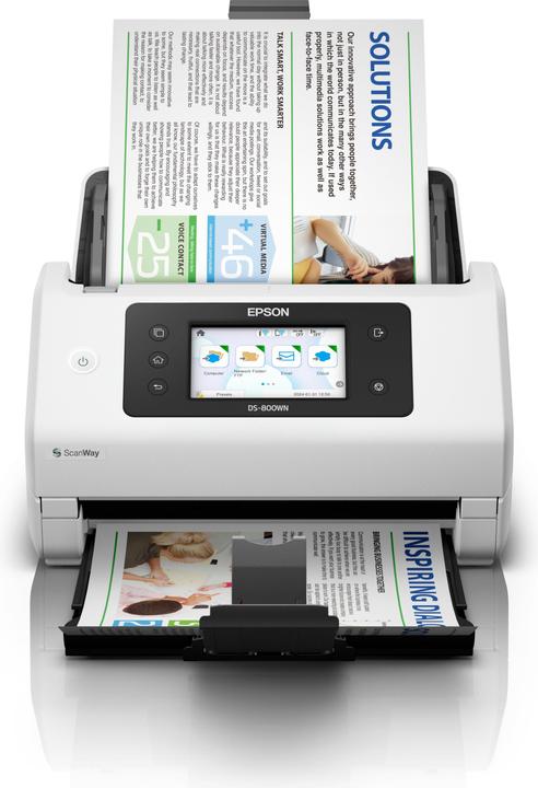 Image du produit Epson Workforce Scanner de documents DS-800WN (USB, USB Host, Ethernet)