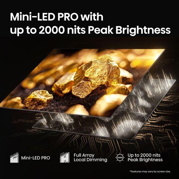 Actual product image Hisense TV 75U7Q PRO (75", LED, 4K, 2025)
