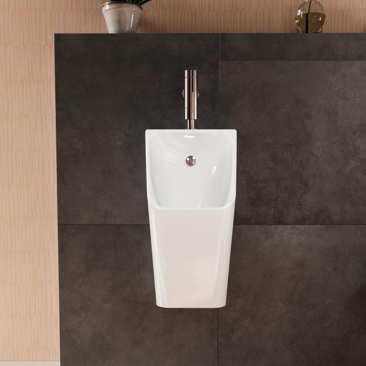 Produktbild hansgrohe EluPura Original Q Urinal, spülrandlos, SmartClean, Zulauf von oben, 320x305x600mm, weiss