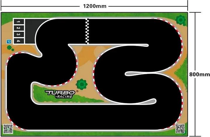 Produktbild Turbo Racing Track XL Micro Rally 80 x 120 cm