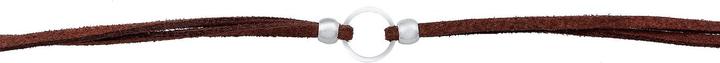 Actual product image Elli Circle (Faux leather, 925 sterling silver, No stone, 36 cm)