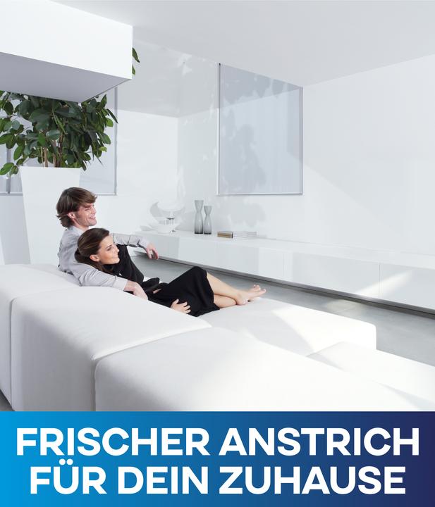 Produktbild Plid Latexfarbe 5L Weiss für ca. 30m² / abwaschbare Wandfarbe Küchenfarbe Innenfarbe (Weiss, 5 l)
