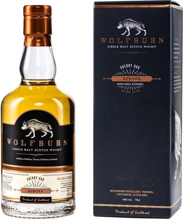 Image du produit Wolfburn Aurora (Single Malt, Scotch Whisky, 1 x 70 cl)