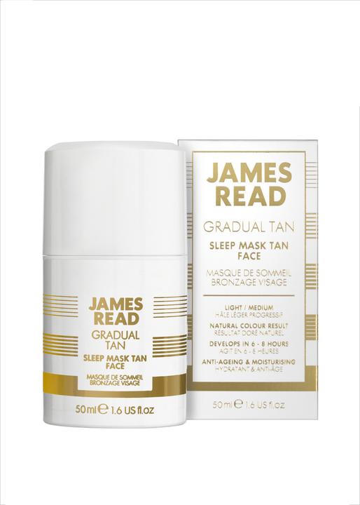 Actual product image James Read Gradual Tan - Sleep Mask Tan Face 50 ml (Self-tanning towel, 50 ml)