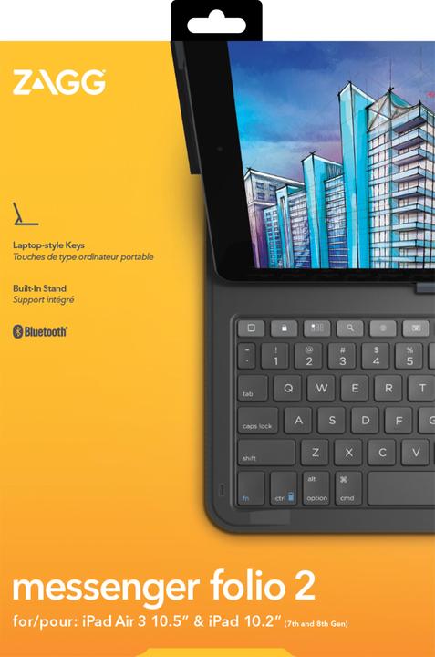 Produktbild Zagg Messenger Folio 2 (DE, iPad 10.2 (2020), iPad Air 10.5)