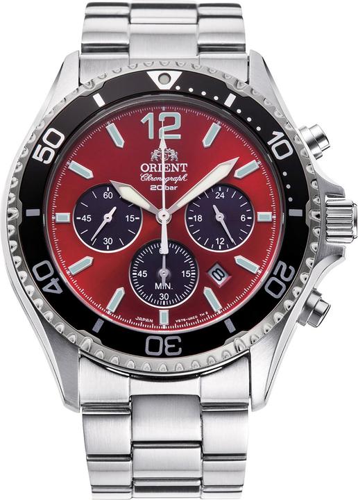 Actual product image Orient Sports Mako Solar Chrono - RA-TX0207R10B (Chronograph, 42 mm)
