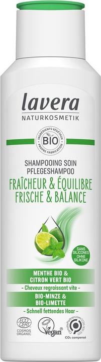 Lavera Shampoo Frische & Balance fettendes Haar Fl 250 ml (250 ml, Flüssiges Shampoo)