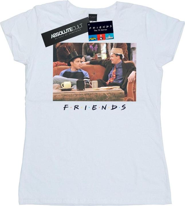 Actual product image Friends Womens/Ladies Joey And Chandler Hats Cotton T-Shirt (S)