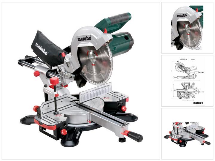 Actual product image Metabo KGS 254 M cross-cut hauling saw EU