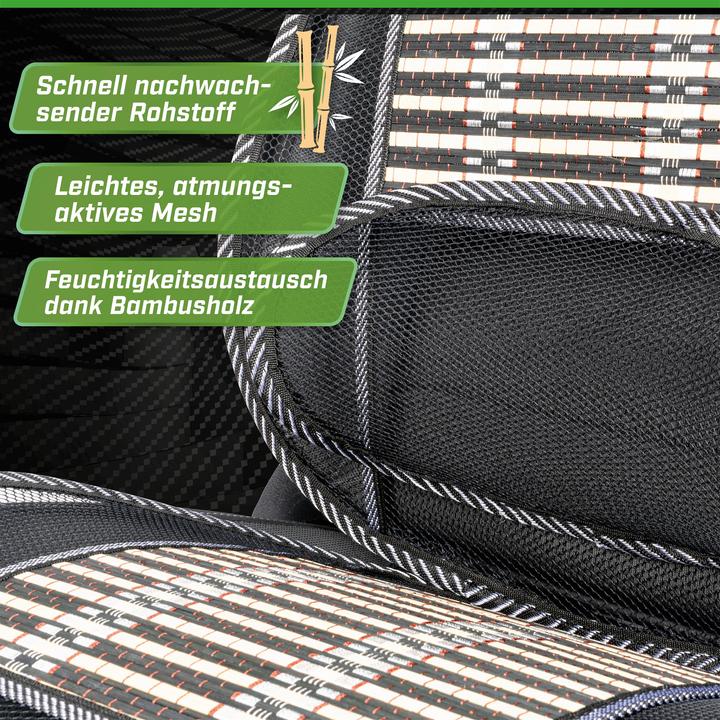 Actual product image CarComfort Bamboo seat cover