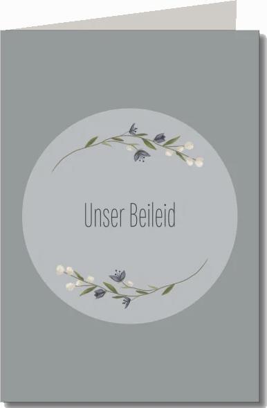 Produktbild Keitcards Trauerkarte unser Beileid