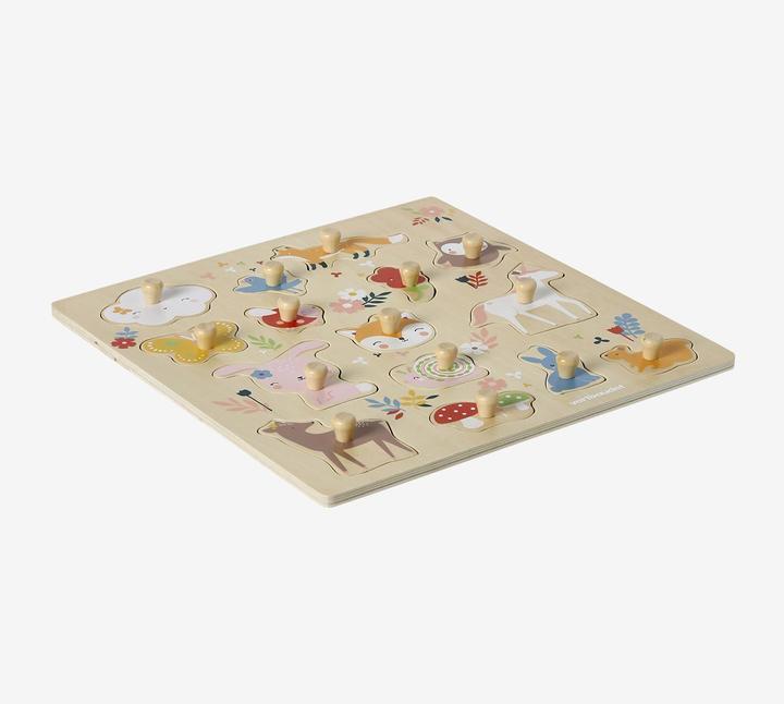 Produktbild Vertbaudet Baby Steckpuzzle MÄRCHENWALD aus Holz FSC® (15 Teile)