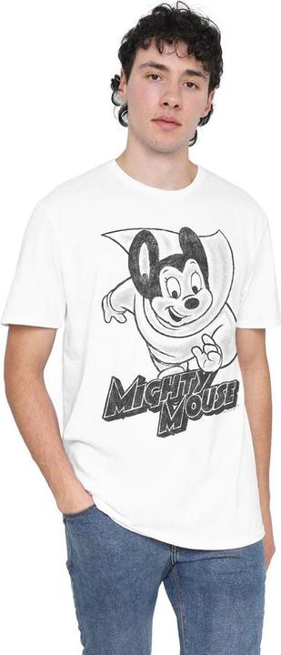 Actual product image Fruit of the Loom Mens Mighty Sketch T-Shirt (XL)