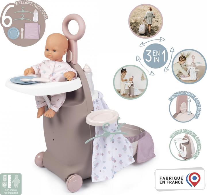 Image du produit Smoby BabyNurse Nursery Suitcase 3 In 1