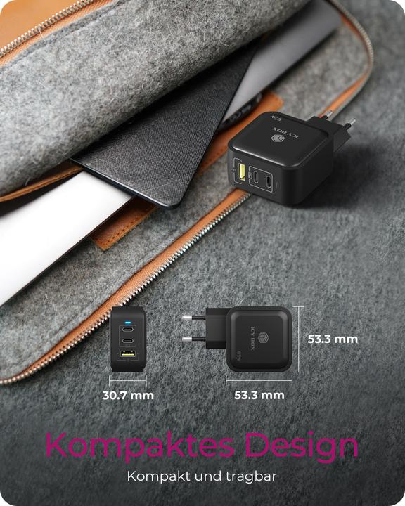 Actual product image Icy Box IB-PS1030-PD (65 W)