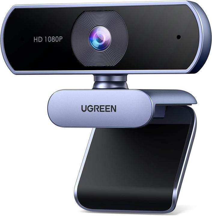 Actual product image Ugreen Kamera internetowa Kamera internetowa z mikrofonem 15728 USB (srebrna) (2.10 Mpx)