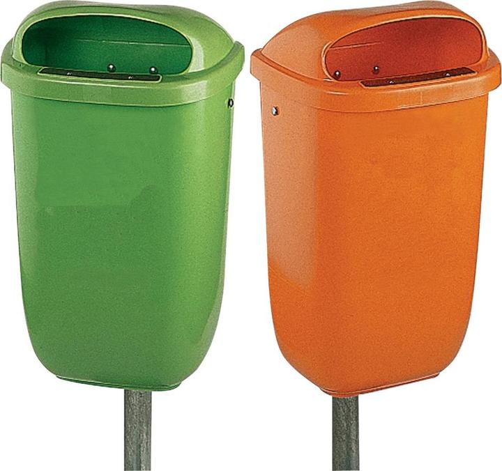 Image du produit OPV Corbeille à papier, 50 l, plastique orange (50 l)
