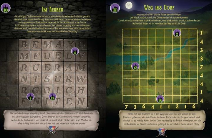 Actual product image Mystery Sticker Puzzle - The Enchanted Castle