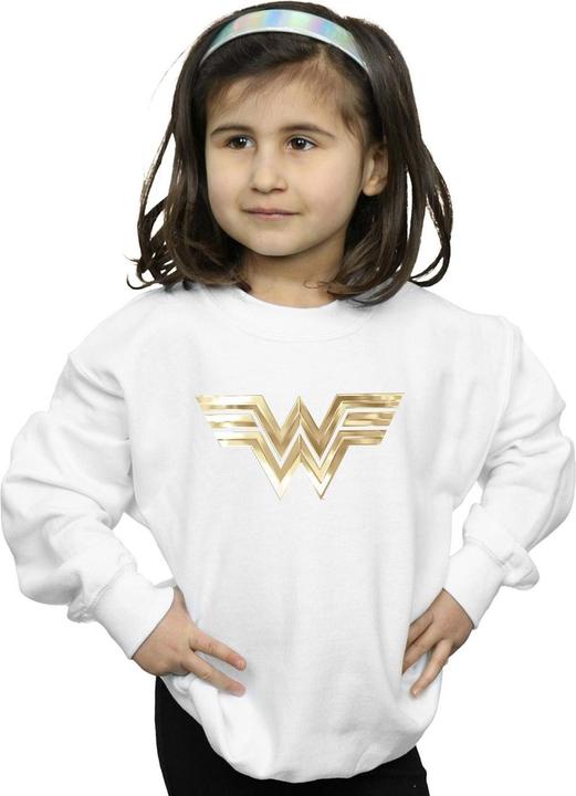Produktbild Wonder Woman 84 Gold Emblem Sweatshirt Mädchen (152, 158)