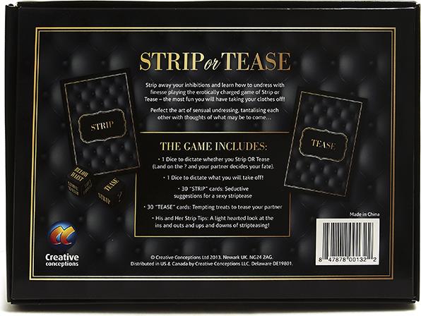 Actual product image Creative Conceptions Strip or Tease (Laying game)