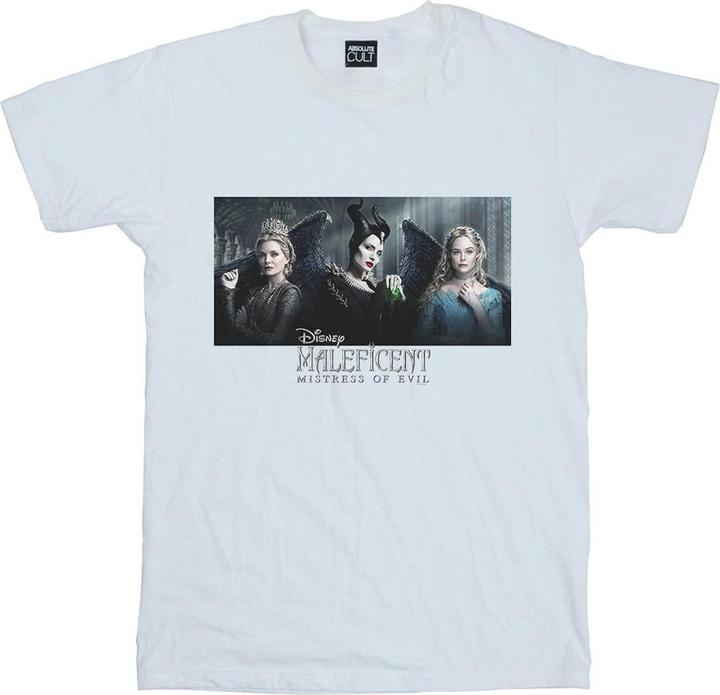 Actual product image Disney Mens Maleficent Mistress Of Evil Character Poster T-Shirt (L)