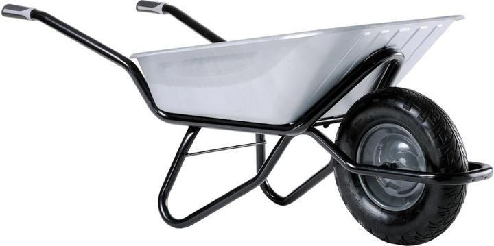 Haemmerlin Diable Clipso 120l zn avec arceau de basculement, roue laquée et patins