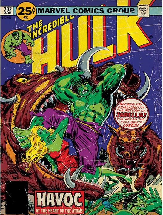 Image du produit Hulk - Impression sur toile HAVOC (80 x 60 cm)