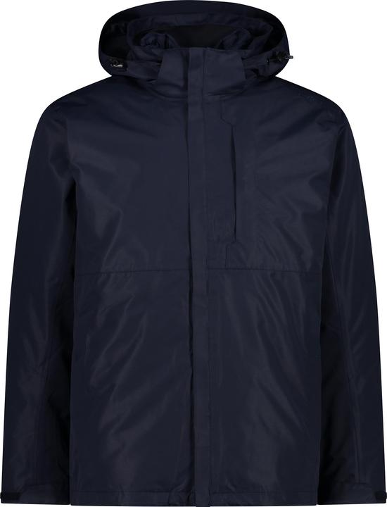 Actual product image CMP Campagnolo Jacket Zip Hood Detachable Inner Jacket Taslan (58, 4XL)