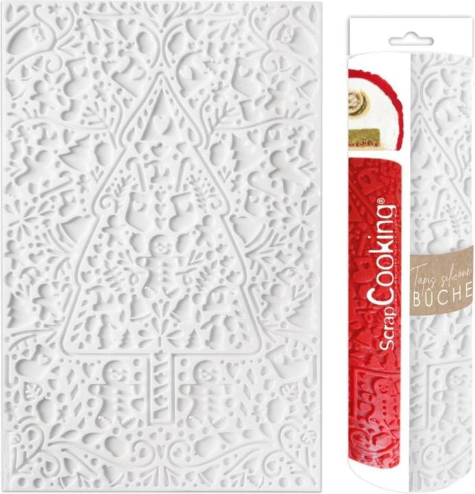Produktbild ScrapCooking Silikonmatte für Rouladen Weihnachten 40x30cm (40 x 30 cm)