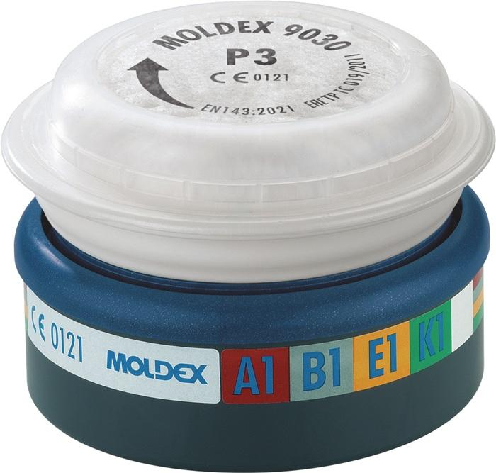 Image du produit Moldex Filtre combiné 943001 A1B1E1K1 P3 R p. 4000 370 738, 4000 370 739 (P3 R, 6 x)