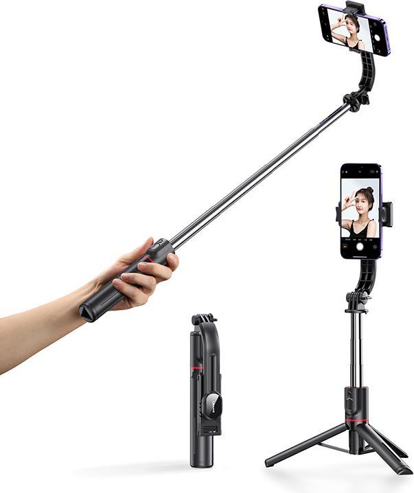 Actual product image Usams Selfie Stick Tripod czarny/black ZB25601 (US-ZB256)