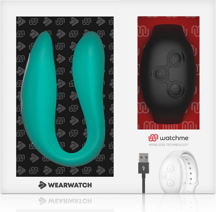 Produktbild Wearwatch Dual Pleasure Drahtlose Technologie Watchme Aquamarine / Jet Black