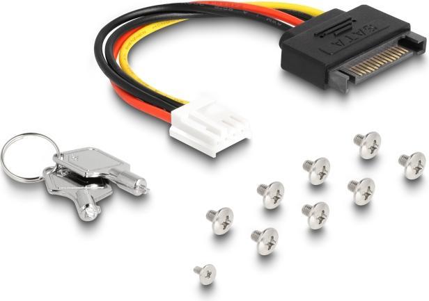Produktbild Delock Slim Bay Wechselrahmen für 4 x M.2 NVMe SSD mit Slim