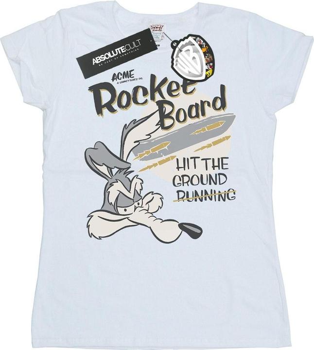 Looney Tunes Wile E Coyote Rocket Board TShirt