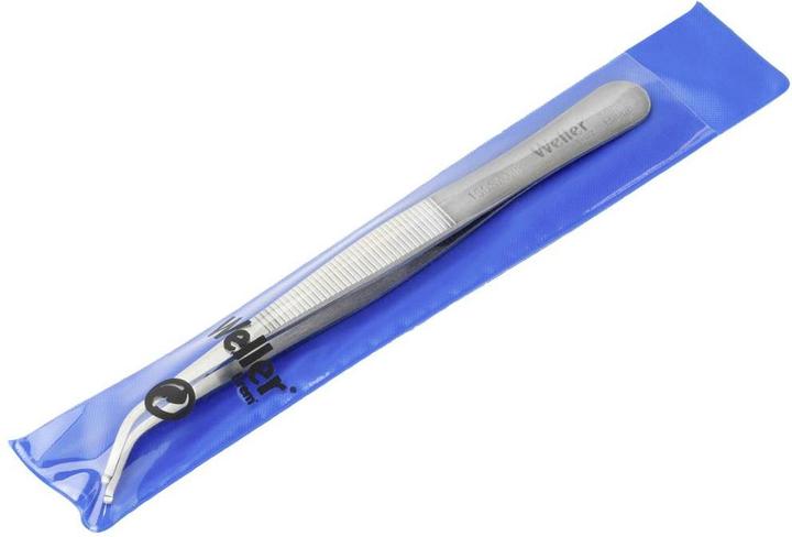 Image du produit Weller Erem Pincettes CMS, 1.2... 2.5 mm Pointes CMS Acier inoxydable 40° coudé / Rond 115mm