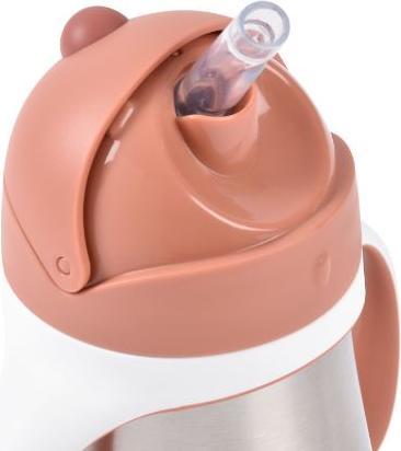 Actual product image Beaba Straw cup Inox 250ml terracotta