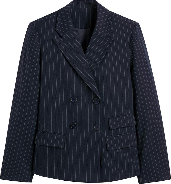 La Redoute Collections Taillierter Blazer mit Nadelstreifen (44)