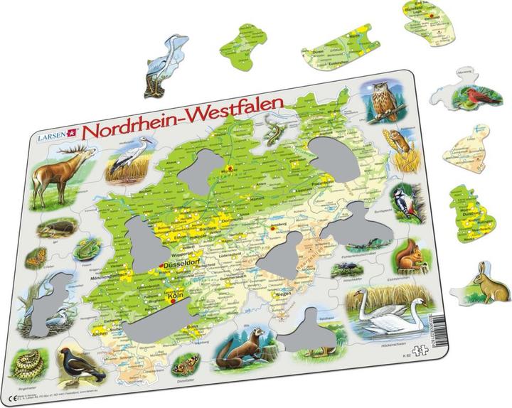 Actual product image Larsen Puzzle - North Rhine-Westphalia (physical)