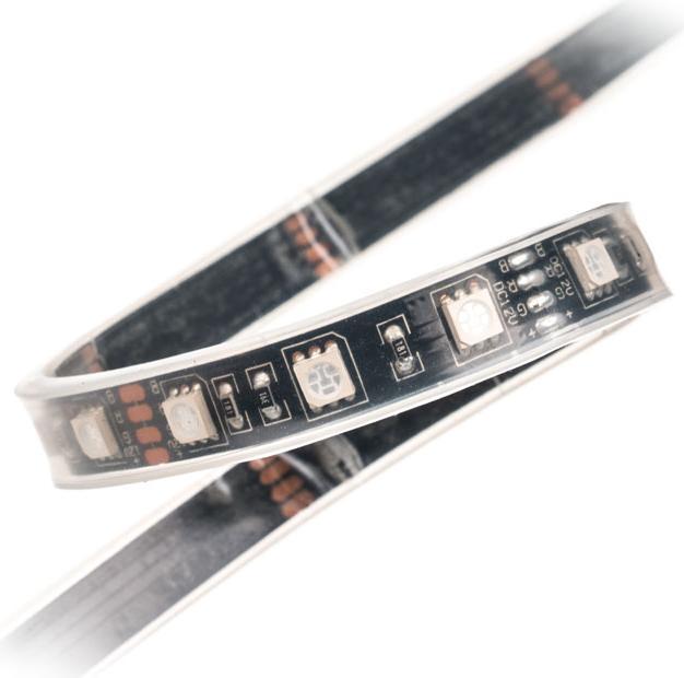 Produktbild Aqua Computer RGB-LED Strip, IP67, schwarz - 50cm (Blau, Grün, Rot)